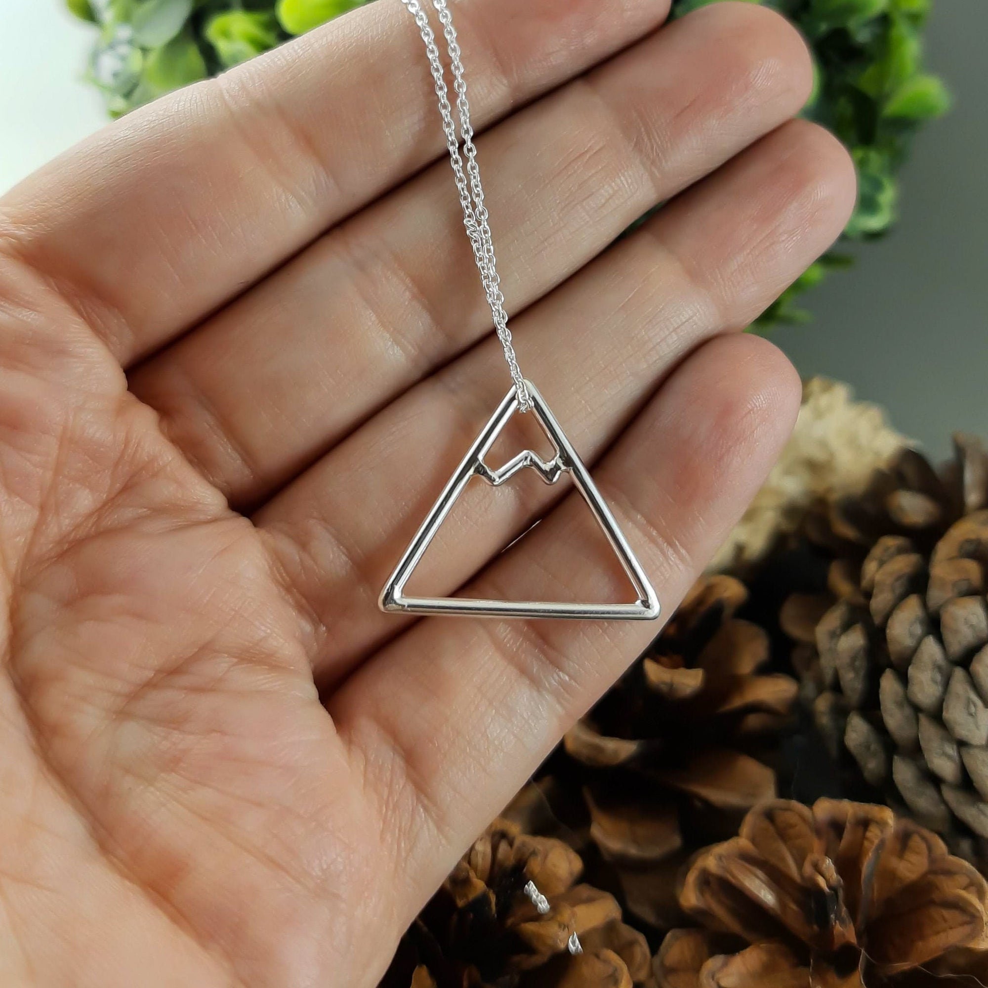 Simplicity Mountain Necklace in Sterling Silver