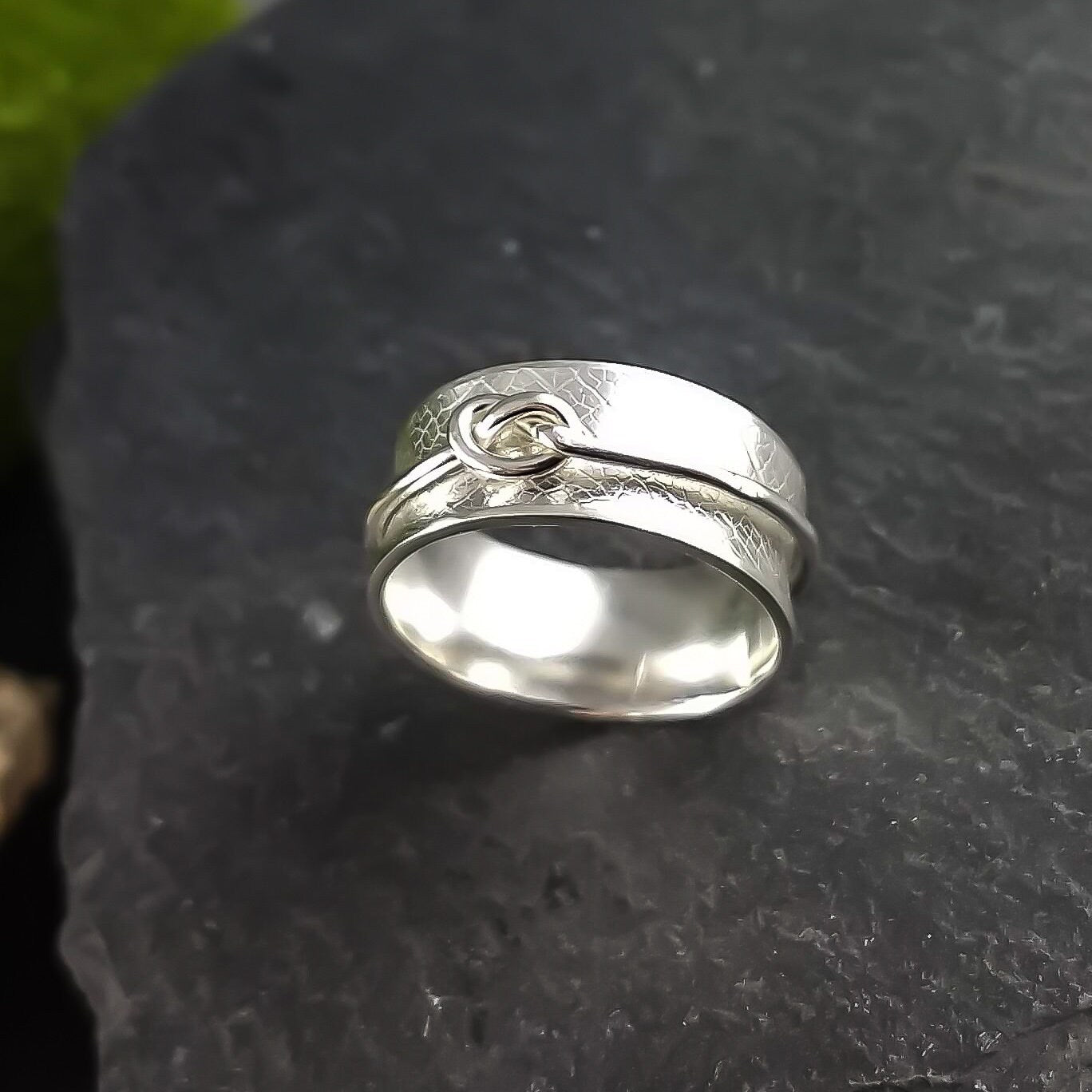 Sterling Silver Knot Meditation Ring