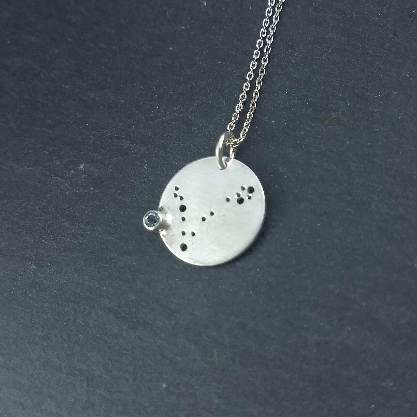 Constellation pendant in sterling silver