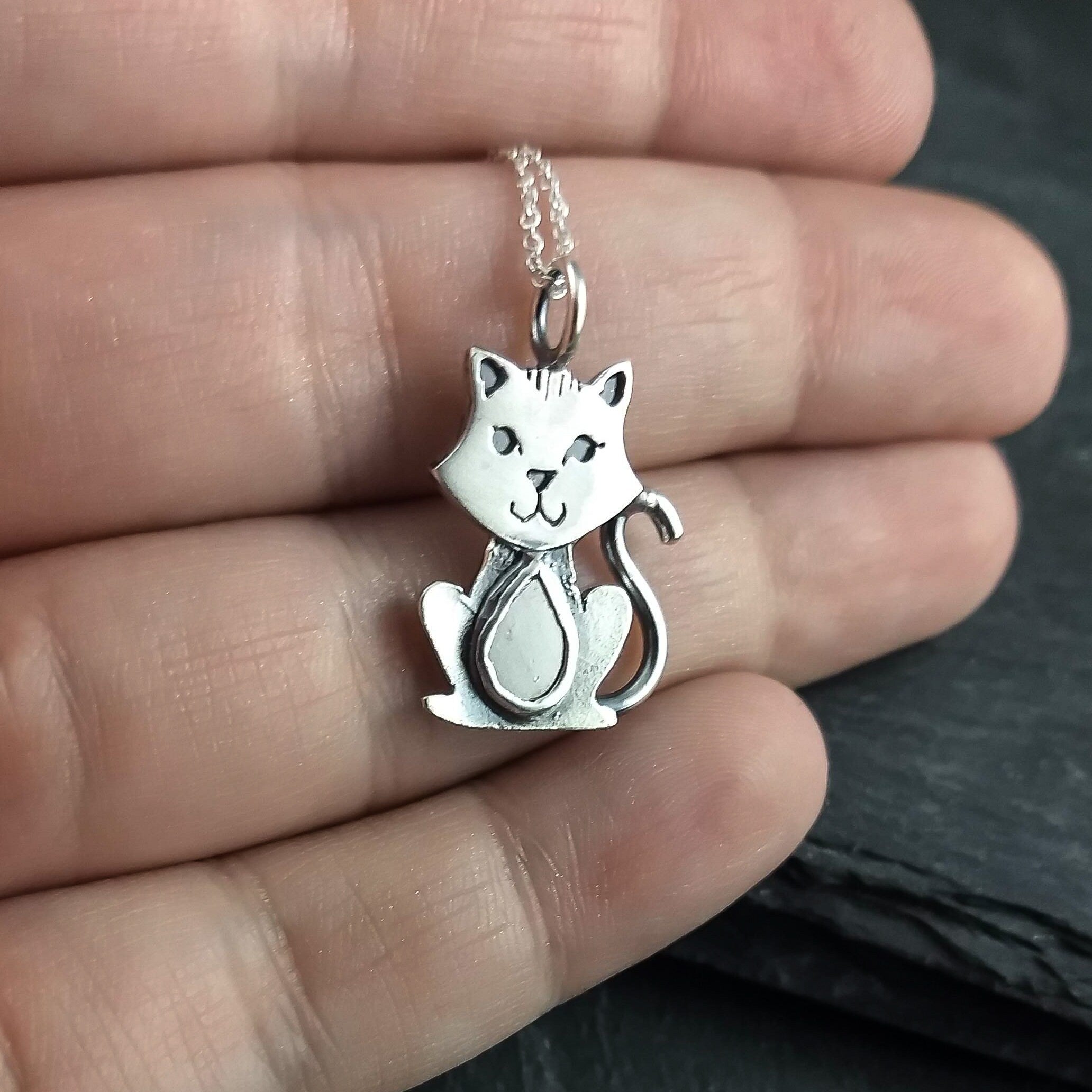 Cat jewelry sterling silver hotsell