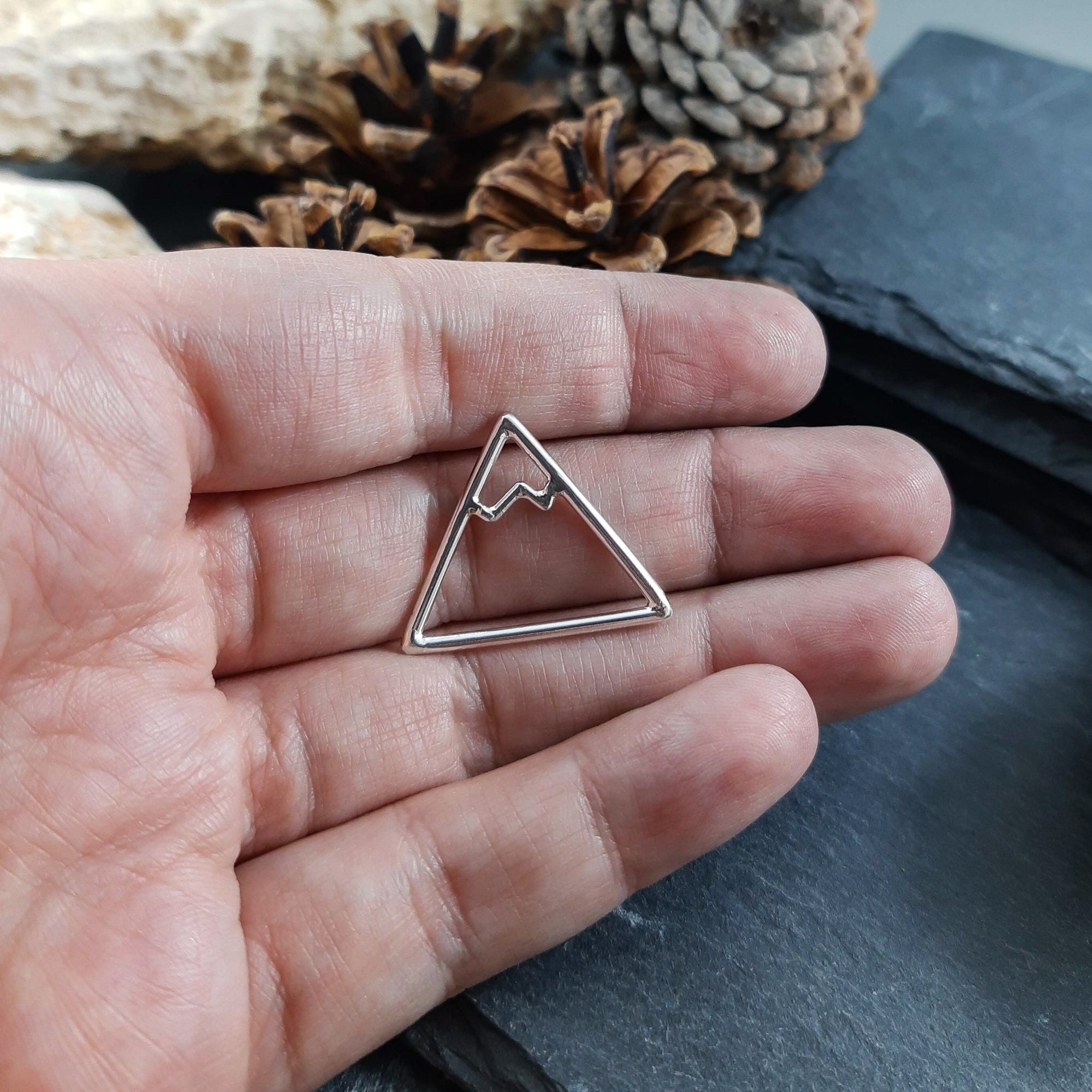 Simplicity Mountain Necklace in Sterling Silver